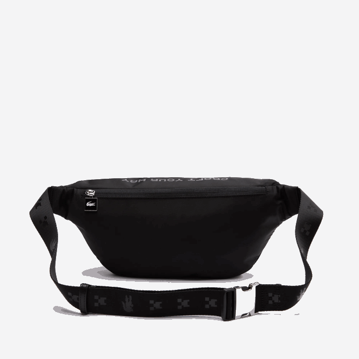 bolsa de cintura de nylon leve com zíper lacoste x minecraft mulheres minecraft noir blanc k00 88BL2849 - Image 3