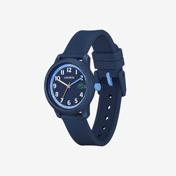 Lacoste 12.12 Relógio com pulseira de silicone de 3 mãos crianças azul 000 88BL3300 - Image 4