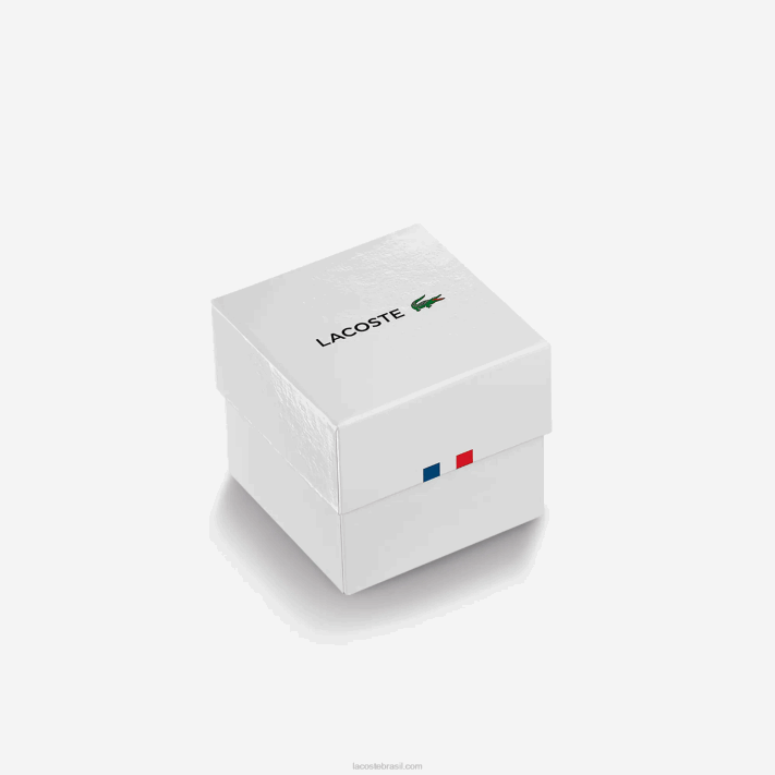 Lacoste 12.12 Relógio com pulseira de silicone de 3 mãos crianças azul 000 88BL3300 - Image 5