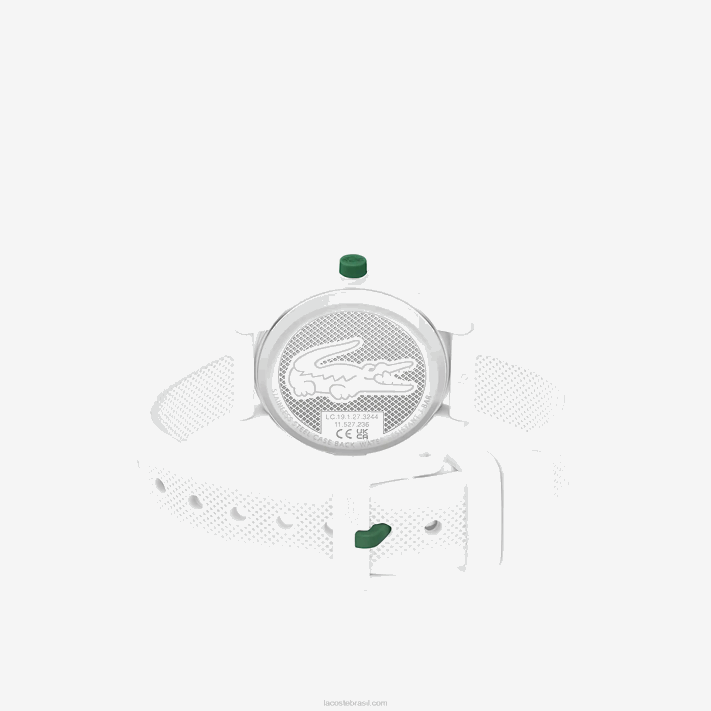 Lacoste 12.12 relógio de pulseira de silicone branco crianças branco 000 88BL3299 - Image 4