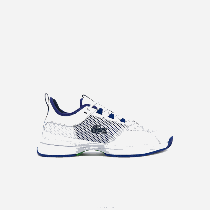 Lacoste ag-lt21 tênis têxtil e sintético homens branco/azul 080 88BL1865 - Image 1