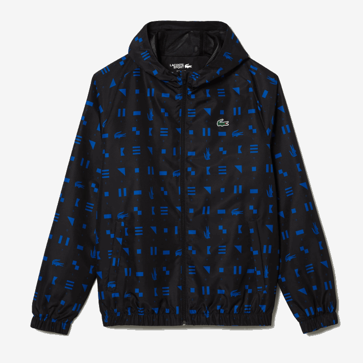 Lacoste agasalho de tênis esportivo homens azul preto t92 88BL1195 - Image 6