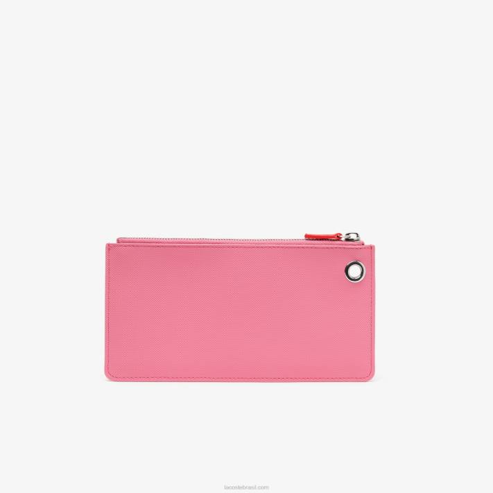 Lacoste anna bolsa dupla reversível com cordão mulheres reseda corrida l45 88BL2764 - Image 2