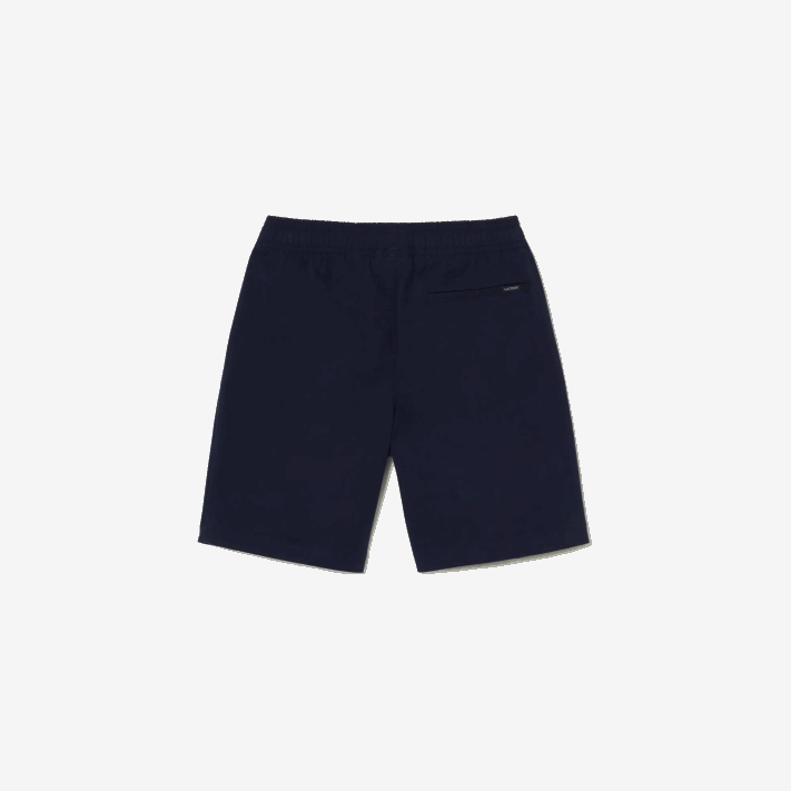 Lacoste bermuda de gabardine de algodão leve Rapazes azul marinho 166 88BL3106 - Image 2