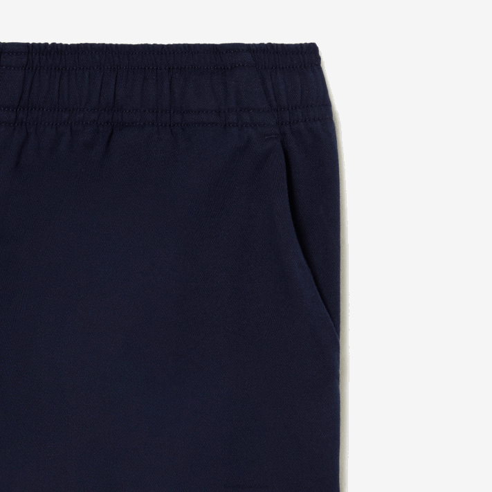 Lacoste bermuda de gabardine de algodão leve Rapazes azul marinho 166 88BL3106 - Image 4