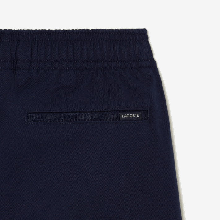 Lacoste bermuda de gabardine de algodão leve Rapazes azul marinho 166 88BL3106 - Image 5