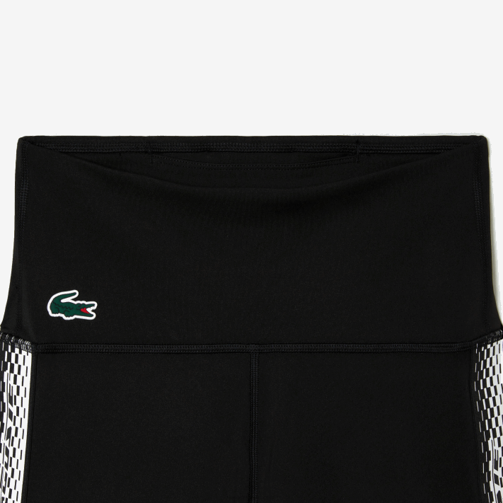 Lacoste bermuda esportiva de poliester reciclado mulheres preto c31 88BL2456 - Image 5