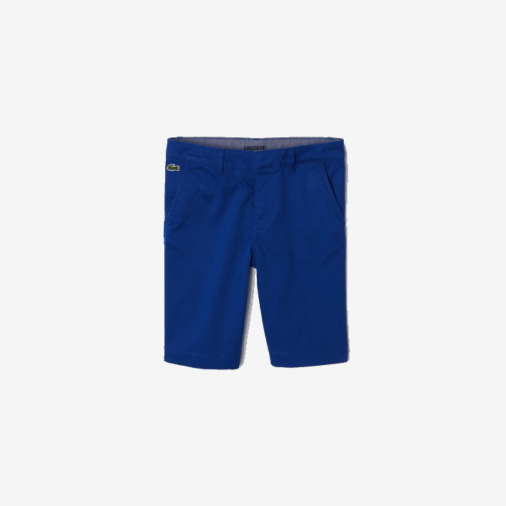 lacoste_bermudas_de_algodao_elastico_rapazes_bdm_azul_88bl3301.png Lacoste bermudas de algodão elástico Rapazes bdm azul 88BL3301 - Image 1