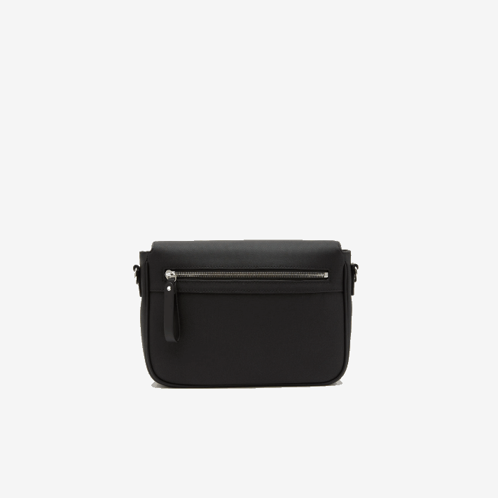 Lacoste bolsa carteiro com fecho de fivela mulheres preto 000 88BL2873 - Image 2