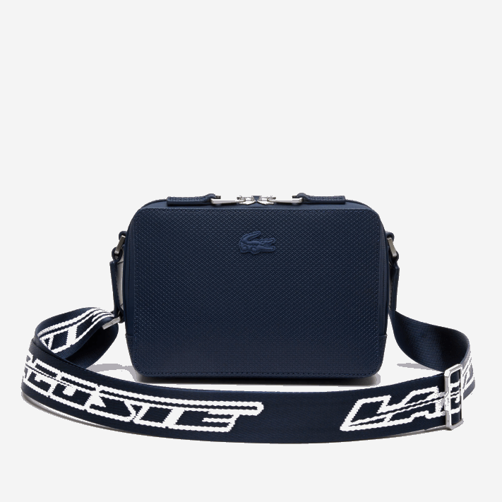 Lacoste bolsa com alça logo chantaco homens azul nuit blanc m05 88BL1955 - Image 1