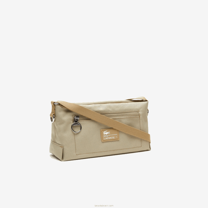 Lacoste bolsa com zíper de fibra reciclada mulheres brindille l37 88BL1967 - Image 2
