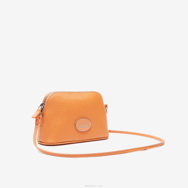 Lacoste bolsa crossover cúpula de couro granulado mulheres poterie k20 88BL2865 - Image 4