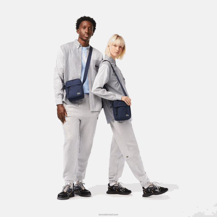 Lacoste bolsa cruzada com zíper homens casaco de pavão 992 88BL1982 - Image 1