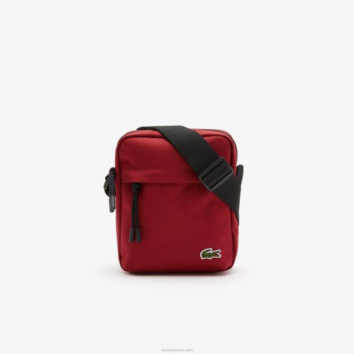 lacoste_bolsa_cruzada_com_ziper_homens_ciclismo_vermelho_984_88bl1980.jpg Lacoste bolsa cruzada com zíper homens ciclismo vermelho 984 88BL1980 - Image 1