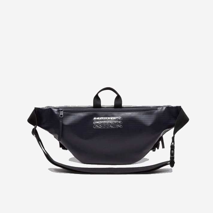 Lacoste bolsa de cintura com estampa de logo homens azul nuit noir m20 88BL1951 - Image 2
