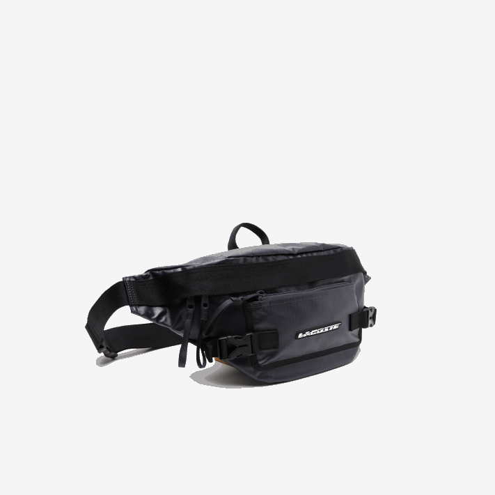 Lacoste bolsa de cintura com estampa de logo homens azul nuit noir m20 88BL1951 - Image 3