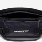 Lacoste bolsa de cintura com estampa de logo homens azul nuit noir m20 88BL1951 - Image 4