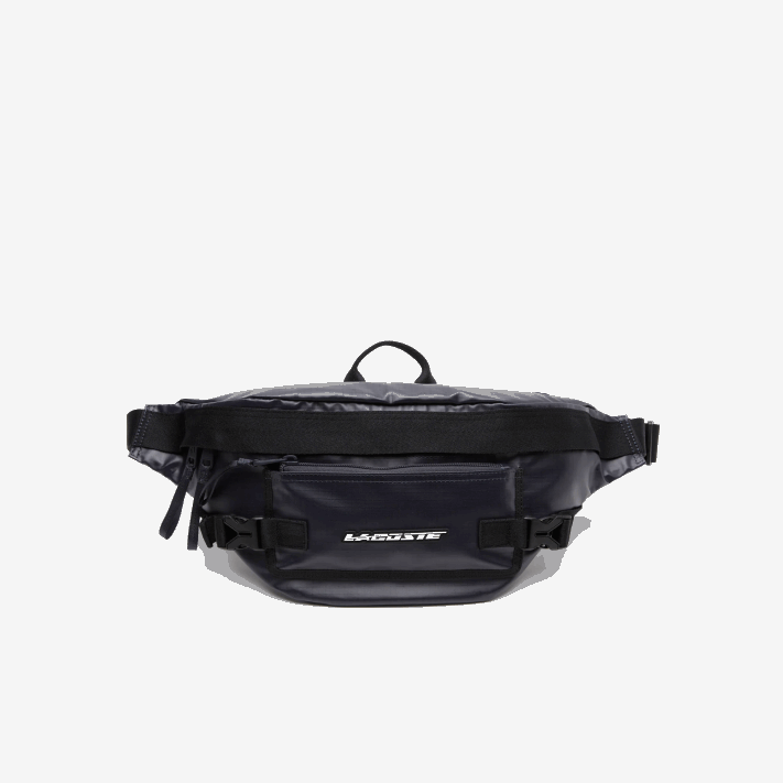 Lacoste bolsa de cintura com estampa de logo homens azul nuit noir m20 88BL1951 - Image 1