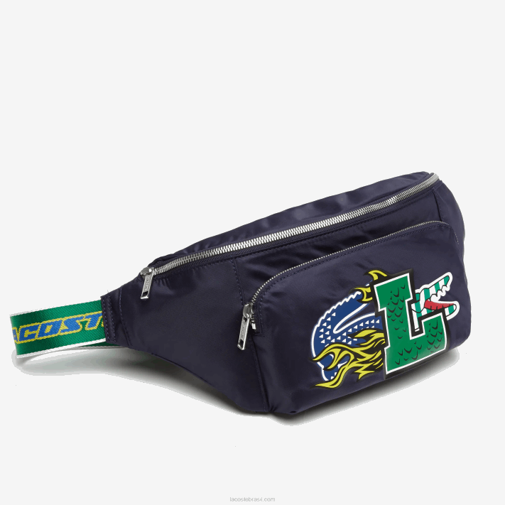 Lacoste bolsa de distintivo de efeito cômico mulheres fuzileiro naval 166 jardin l28 88BL2028 - Image 4