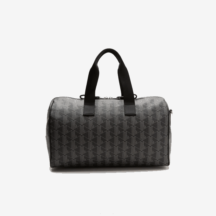 Lacoste bolsa de fim de semana com estampa de monograma the blend homens monograma noir gris h45 88BL1940 - Image 2