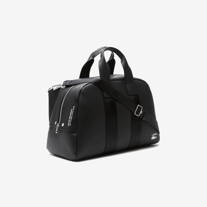 Lacoste bolsa de fim de semana de couro flexível mulheres preto 000 88BL2101 - Image 3