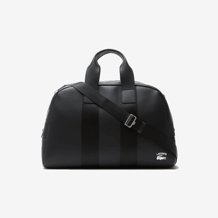 Lacoste bolsa de fim de semana de couro flexível mulheres preto 000 88BL2101 - Image 1