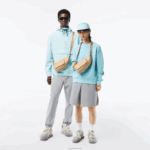Lacoste bolsa de ombro com estampa de logo mulheres leão l32 88BL1973