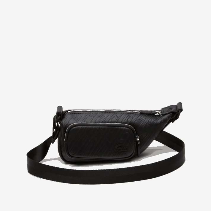 Lacoste bolsa de ombro com estampa de logo - pequena mulheres preto 000 88BL1964 - Image 2
