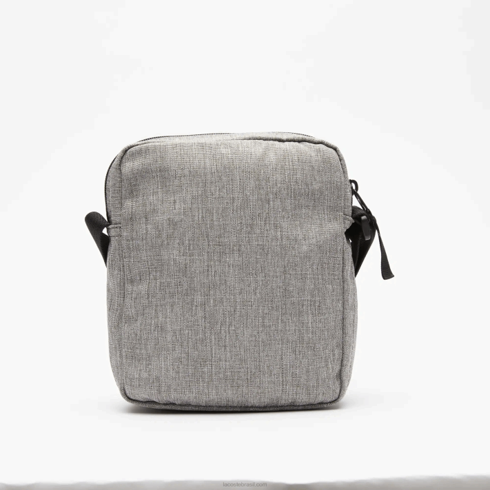 Lacoste bolsa de ombro de fibra reciclada homens gris china a39 88BL2000 - Image 3