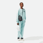 Lacoste bolsa de ombro reversível anna signature petit pique mulheres noir krema a91 88BL2871 - Image 2