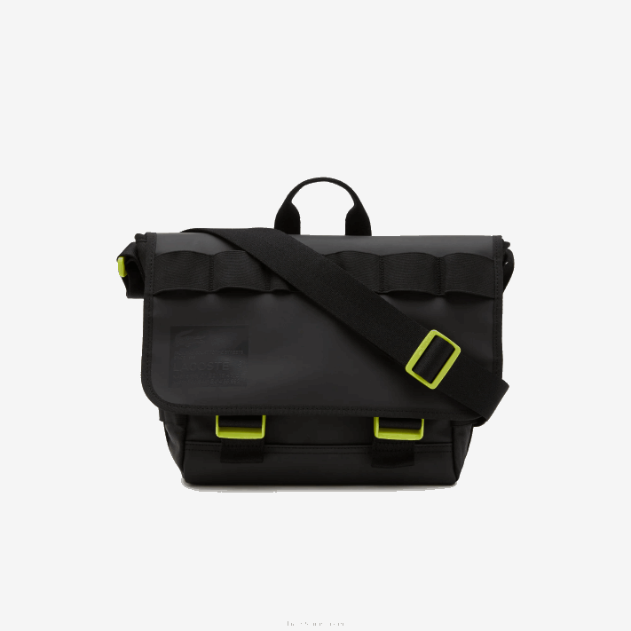 lacoste_bolsa_mensageiro_repelente_de_agua_com_impressao_de_assinatura_homens_noir_cal_k68_88bl2036.png Lacoste bolsa mensageiro repelente de água com impressão de assinatura homens noir cal k68 88BL2036 - Image 1
