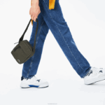 Lacoste bolsa multiuso vertical em lona neocroc homens 58 88BL2120