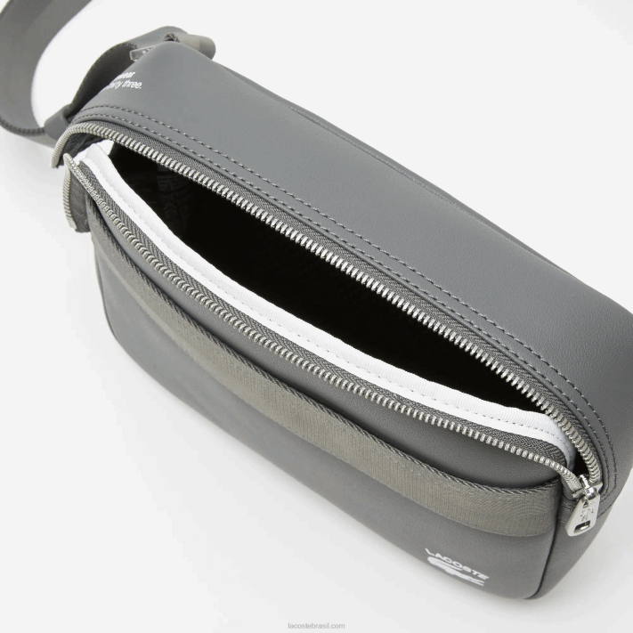 Lacoste bolsa repórter de borda de contraste homens sombra escura j37 88BL1957 - Image 5