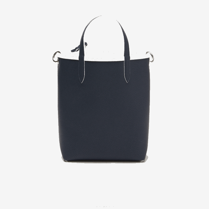 Lacoste bolsa tote reversível de lona revestida anna mulheres farine blue nuit l44 88BL2780 - Image 6