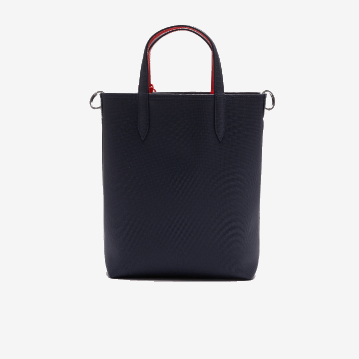 Lacoste bolsa tote reversível de lona revestida anna mulheres fuzileiro naval 166 vermelho 240 b50 88BL2818 - Image 2