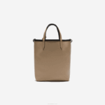 Lacoste bolsa tote reversível de lona revestida anna mulheres noir krema a91 88BL2830 - Image 8