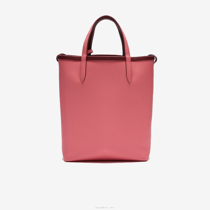Lacoste bolsa tote reversível de lona revestida anna mulheres perileno amarílis g45 88BL2781 - Image 7