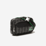Lacoste bolsa transversal com estampa monograma the blend: pequena homens mono noir gris estragon l83 88BL1961 - Image 3