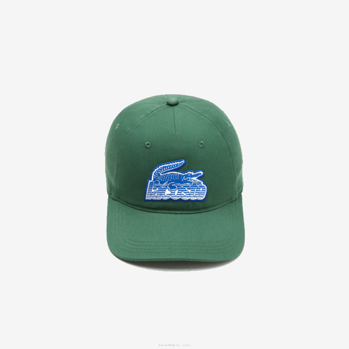 Lacoste boné com marca de patch de crocodilo homens verde 132 88BL2147 - Image 3