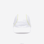 Lacoste boné de painel de malha de tênis homens dvj amarelo branco 88BL2142 - Image 4