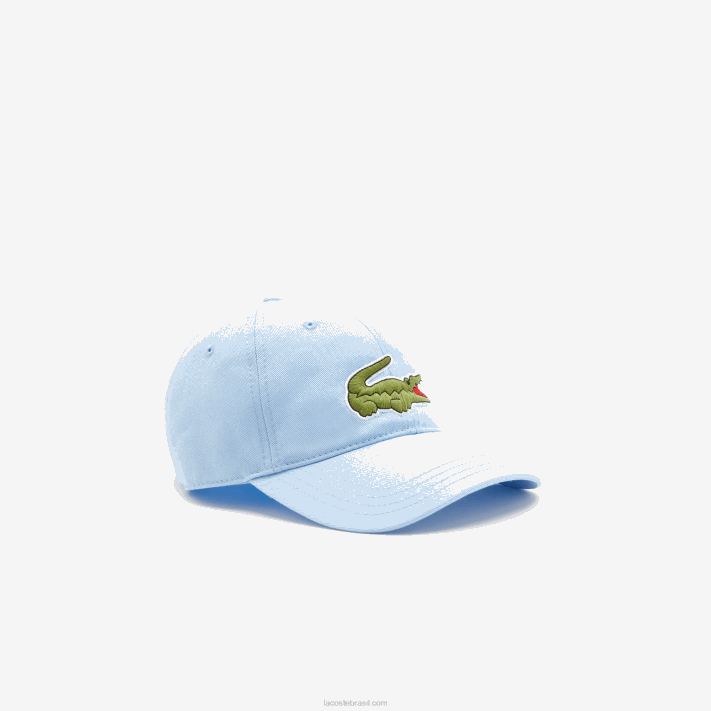 lacoste_bone_de_sarja_de_algodao_organico_ajustavel_homens_hbp_azul_88bl2266.png Lacoste boné de sarja de algodão orgânico ajustável homens hbp azul 88BL2266 - Image 1