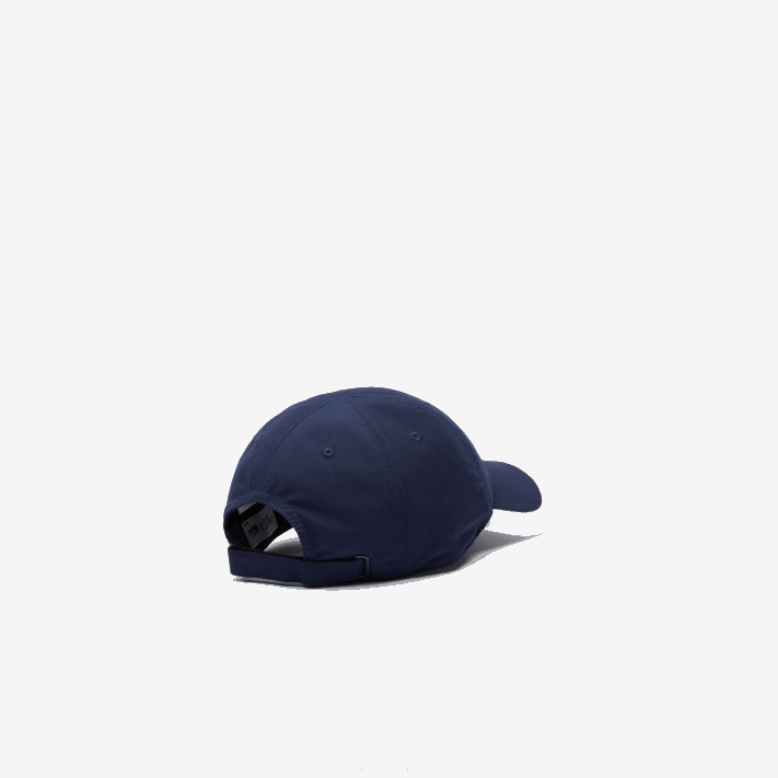 Lacoste boné leve com borda de contraste esportivo homens azul marinho branco 525 88BL1932 - Image 3