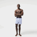 Lacoste boxer de algodão ultra macio pacote com 3 homens azul marinho vc 88BL1578 - Image 8
