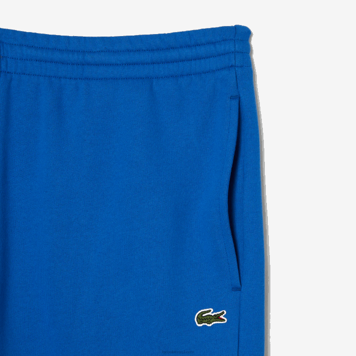 Lacoste calça de moletom de ajuste cônico homens azul kxb 88BL357 - Image 4