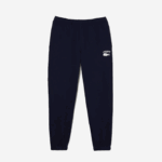Lacoste calça de treino cônica homens azul marinho 166 88BL551
