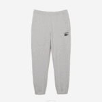 Lacoste calça de treino cônica homens chine cinza cca 88BL552