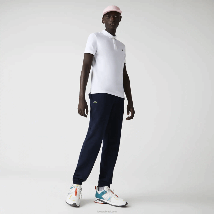 Lacoste calça esportiva de lã para tênis homens azul marinho 166 88BL1151 - Image 1