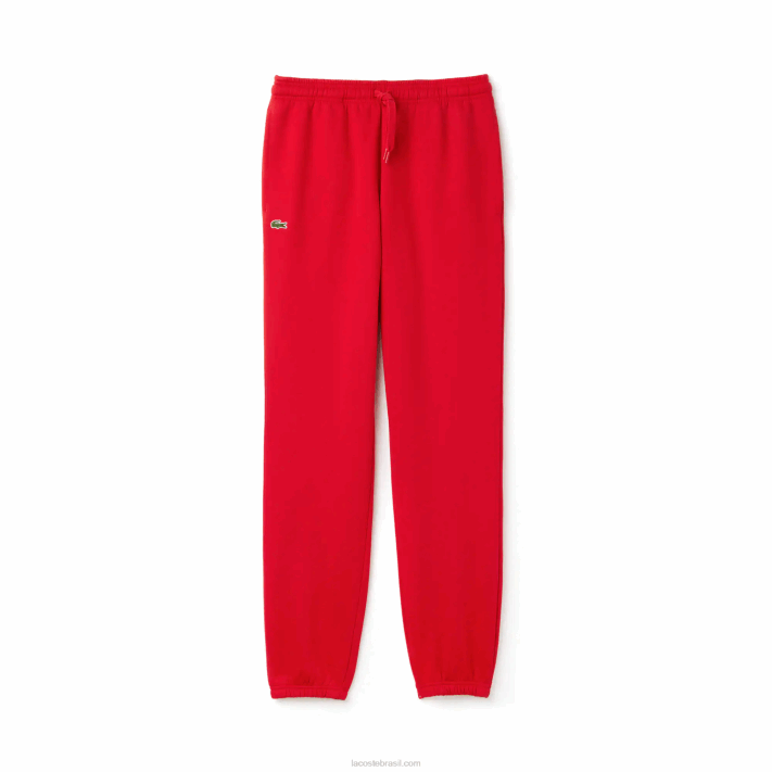 Lacoste calça esportiva de lã para tênis homens vermelho 240 88BL1153 - Image 4