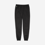 Lacoste calça esportiva de tafetá com tecelagem de diamante homens preto 031 88BL1113 - Image 5