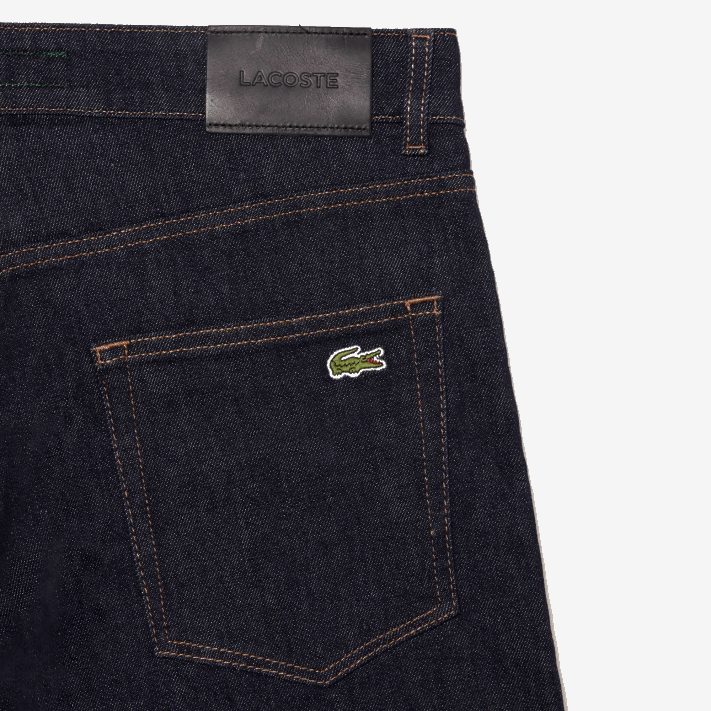 Lacoste calça jeans slim fit de algodão homens azul ml4 88BL420 - Image 6